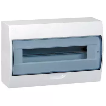 Щит распределительный навесной IEK Krepta 3 ЩРН-П-18 пластиковый IP41 220х362х97 мм прозрачная дверь