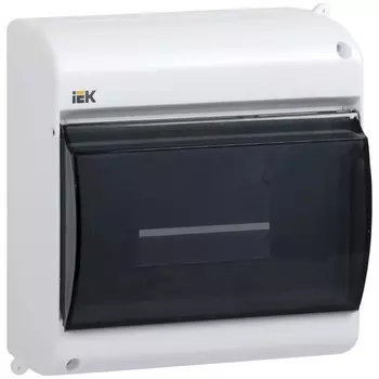 Щит распределительный навесной IEK Krepta 3 КМПн пластиковый IP30 146х136х83 мм прозрачная дверь
