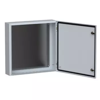 Щит распределительный навесной IEK ЩМП-6.6.1 металлический IP54 600х600х150 мм с монтажной панелью