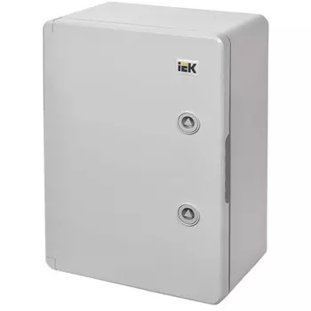 Щит распределительный навесной IEK ЩМПп пластиковый IP65 350х250х150 мм УХЛ1 непрозрачная дверь