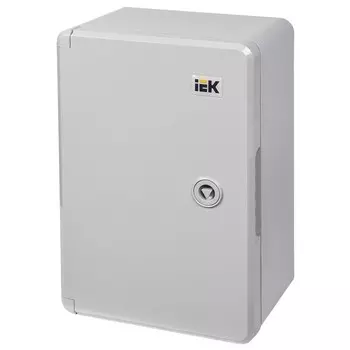 Щит распределительный навесной IEK ЩМПп пластиковый IP65 300х200х130 мм УХЛ1 непрозрачная дверь