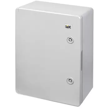 Щит распределительный навесной IEK ЩМПп пластиковый IP65 400х300х170 мм УХЛ1 непрозрачная дверь