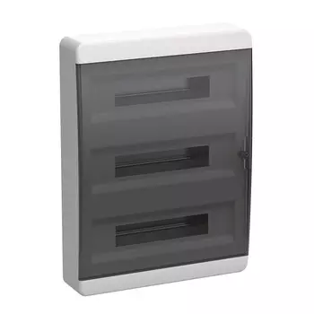 Щит распределительный навесной IEK Tekfor ЩРН-П-54 пластиковый IP41 535х102х398 мм 54 модуля прозрачная дверь