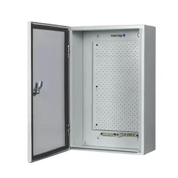 Щит распределительный навесной Mastermann Мастер-3У (ЩПУ-3) стальной IP54 560х360х190 мм с монтажной панелью