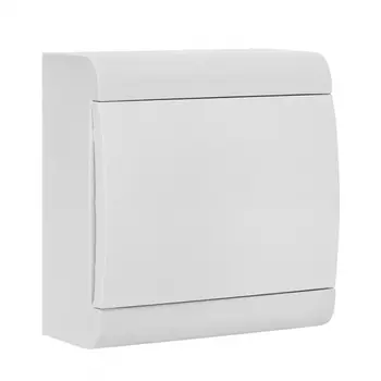 Щит распределительный навесной SlimBox ЩРН-П-8 пластиковый IP41 191х198х94 мм 8 модулей белая дверь