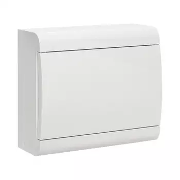 Щит распределительный навесной SlimBox ЩРН-П-10 пластиковый IP41 295х366х100 мм 10 модулей белая дверь