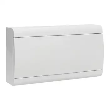Щит распределительный навесной SlimBox ЩРН-П-18 пластиковый IP41 369х197х95 мм 18 модулей белая дверь