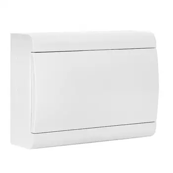 Щит распределительный навесной SlimBox ЩРН-П-12 пластиковый IP41 261х197х95 мм 12 модулей белая дверь