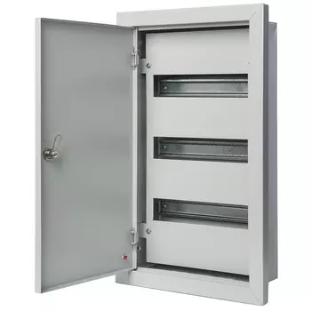 Щит распределительный встраиваемый Dekraft ЩРВ-36 стальной IP31 550х330х120 мм 36 модулей с замком