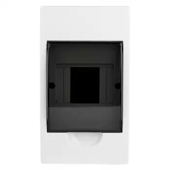 Щит распределительный навесной EKF PROxima ЩРН-П-4 пластиковый IP41 100х205х117 мм 4 модуля прозрачная дверь