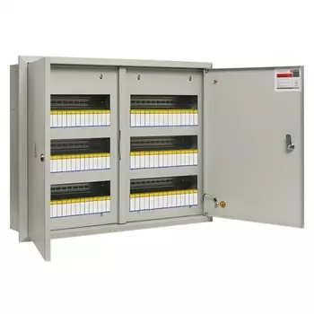 Щит распределительный встраиваемый EKF PROxima ЩРВ-90 стальной IP31 120х720х520 мм 90 модулей с замком