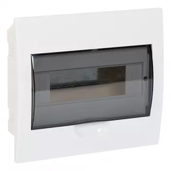 Щит распределительный встраиваемый EKF PROxima ЩРВ-П-10 пластиковый IP41 90х246х221 мм 10 модулей прозрачная дверь