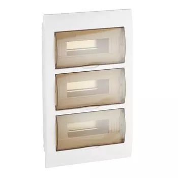 Щит распределительный встраиваемый ETP пластиковый IP40 80х300х482 36 модулей прозрачная дверь