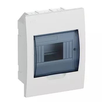 Щит распределительный встраиваемый IEK Krepta 3 ЩРВ-П-6 пластиковый IP41 222х172х87 мм прозрачная дверь
