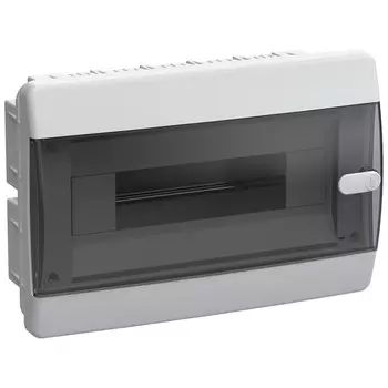 Щит распределительный встраиваемый IEK Union Compact ЩРВ-П-12 пластиковый IP41 195х290х103 мм прозрачная дверь