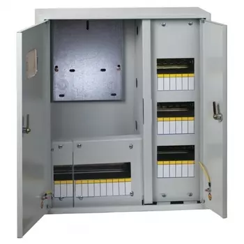 Щит учетно-распределительный навесной EKF PROxima ЩУРн 3/30 металлический IP31 580х490х165 мм 30 модулей с монтажной панелью