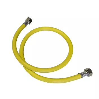 Шланг для газа ПВХ армированный СТМ 1/2 ВР(г) х 1/2 ВР(г) 50 см желтый