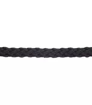 Шнур плетеный полипропиленовый 12 прядей черный d6 мм