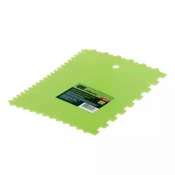 Шпатель для клея зубчатый Сибртех 130 мм пластиковый (86018)