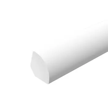 Штапик вспененный ПВХ 10х10х2700 мм белый