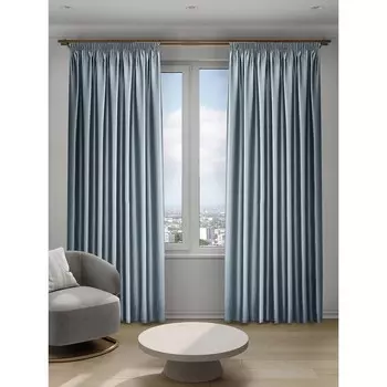 Штора блэкаут серая 200х280 см Decofest Тринити (153.752)