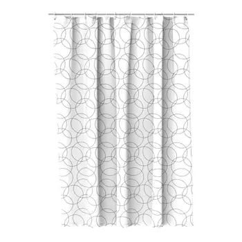 Штора для ванны Fora Мигнонет 1800х1800 мм полиэстер белая (FOR-OL04)