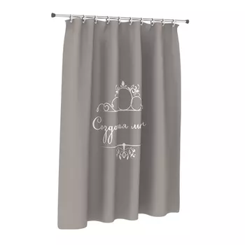 Штора для ванной Fora Создавая мечты 1800х1800 мм полиэстер серая (FOR-DA095GR)