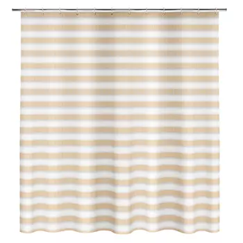 Штора для ванны Fora Spiral 1800х1800 мм полиэстер бежевая (FOR-SPL201)