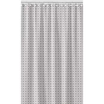 Штора для ванны Delphinium Уно 1800х1800 мм ПВХ коричневая (104276)