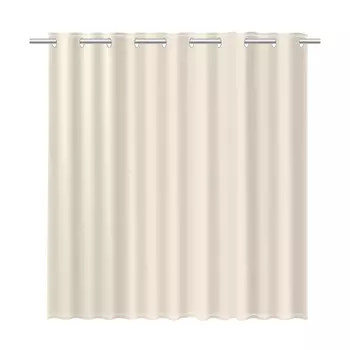 Штора для ванны Fixsen Linum 2000х1800 мм полиэстер бежевая (1535А)