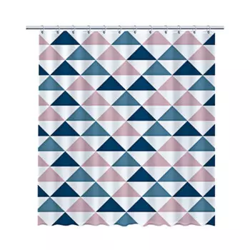 Штора для ванны Fixsen Simple 2000х1800 мм полиэстер разноцветная (1504)