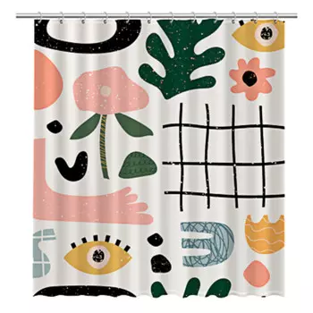 Штора для ванны Fixsen Summer 2000х1800 мм полиэстер разноцветная (2506)