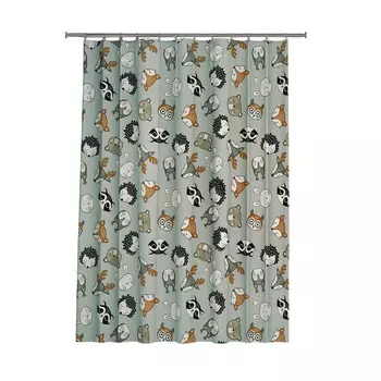 Штора для ванны Iddis 2000х1800 мм полиэстер серая (BA02P18i11)