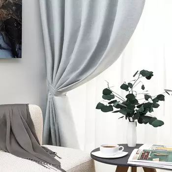 Штора рогожка светло-серая 180х260 см Legrand Левис (58134665)