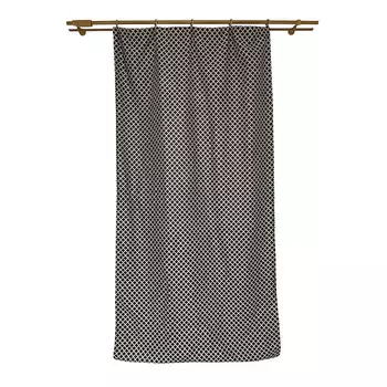 Штора жаккард шоколад 140х280 см Belezza Diagonal (6132016)