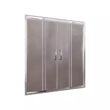 Шторка на ванну раздвижная 150х140х0,5 см профиль хром BelBagno Unique (UNIQUE-VF-2-150/180-140-P-Cr)