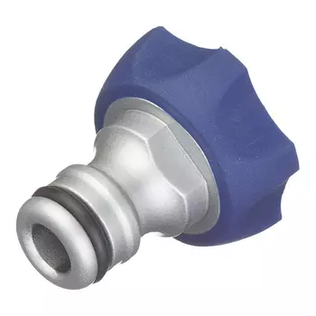 Штуцер 1/2 для подключения шланга с краном Green Apple внутренняя резьба алюминиевый (Б0003111)