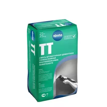 Штукатурка цементная Кесто TT тонкослойная 25 кг