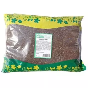 Сидерат семена фацелии Зеленый Уголок 1 кг