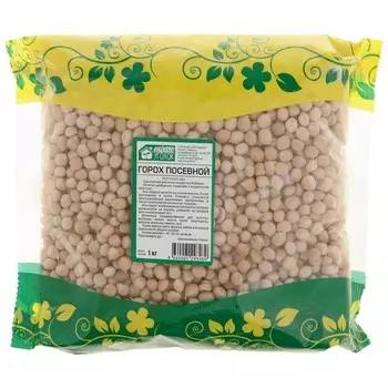 Сидерат семена гороха Зеленый Уголок 1 кг