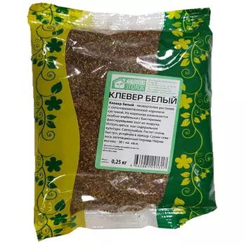 Сидерат семена клевера белого Зеленый Уголок 0,25 кг