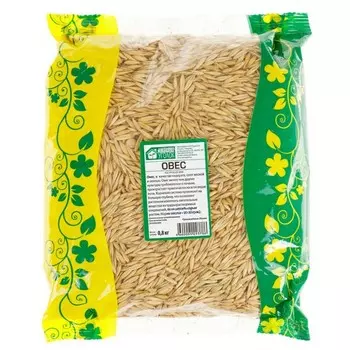 Сидерат семена овса Зеленый Уголок 0,8 кг