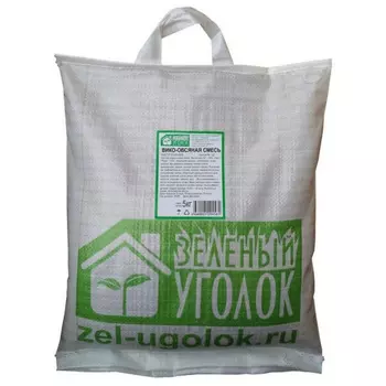 Сидерат семена вики/овсянницы Зеленый Уголок 5 кг