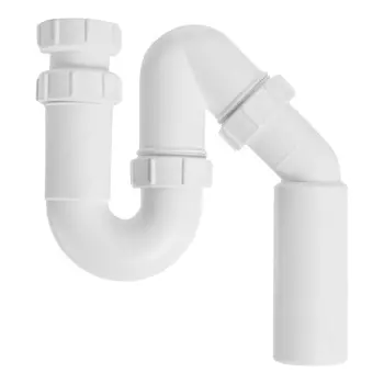 Сифон для раковины и мойки McAlpine 1 1/2х40/50 мм без выпуска с отводом с соединением 40/50 мм (MRSK12-50)