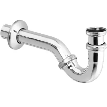 Сифон для раковины и биде Viega 1 1/4х32 мм без выпуска с соединением 32 мм хром (103781)