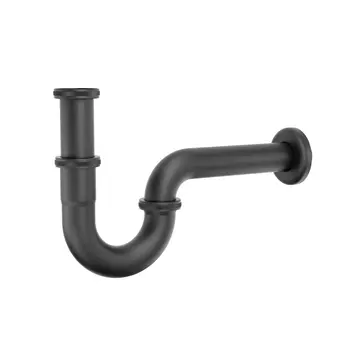 Сифон для раковины Tokito 1 1/4х45 мм без выпуска с соединением 32 мм черный (TOK-SHI-S32BL)