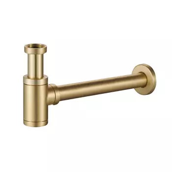 Сифон для раковины Tokito 1 1/4х50 мм без выпуска с соединением 32 мм золото (TOK-SHI-L32KIN)