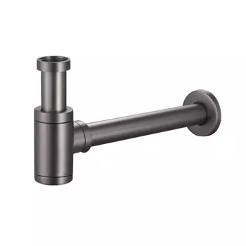 Сифон для раковины Tokito 1 1/4х50 мм без выпуска с соединением 32 мм графит (TOK-SHI-L32GM)