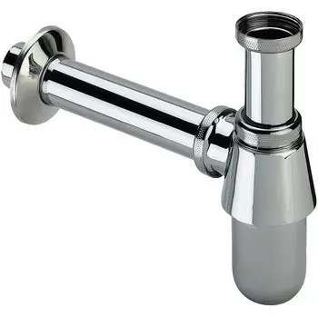 Сифон для раковины Viega 1 1/4х32 мм без выпуска с соединением 32 мм хром (100674)