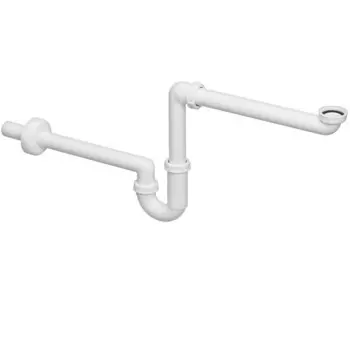 Сифон для раковины Viega 1 1/4х40 мм без выпуска с соединением 40 мм белый (606237)